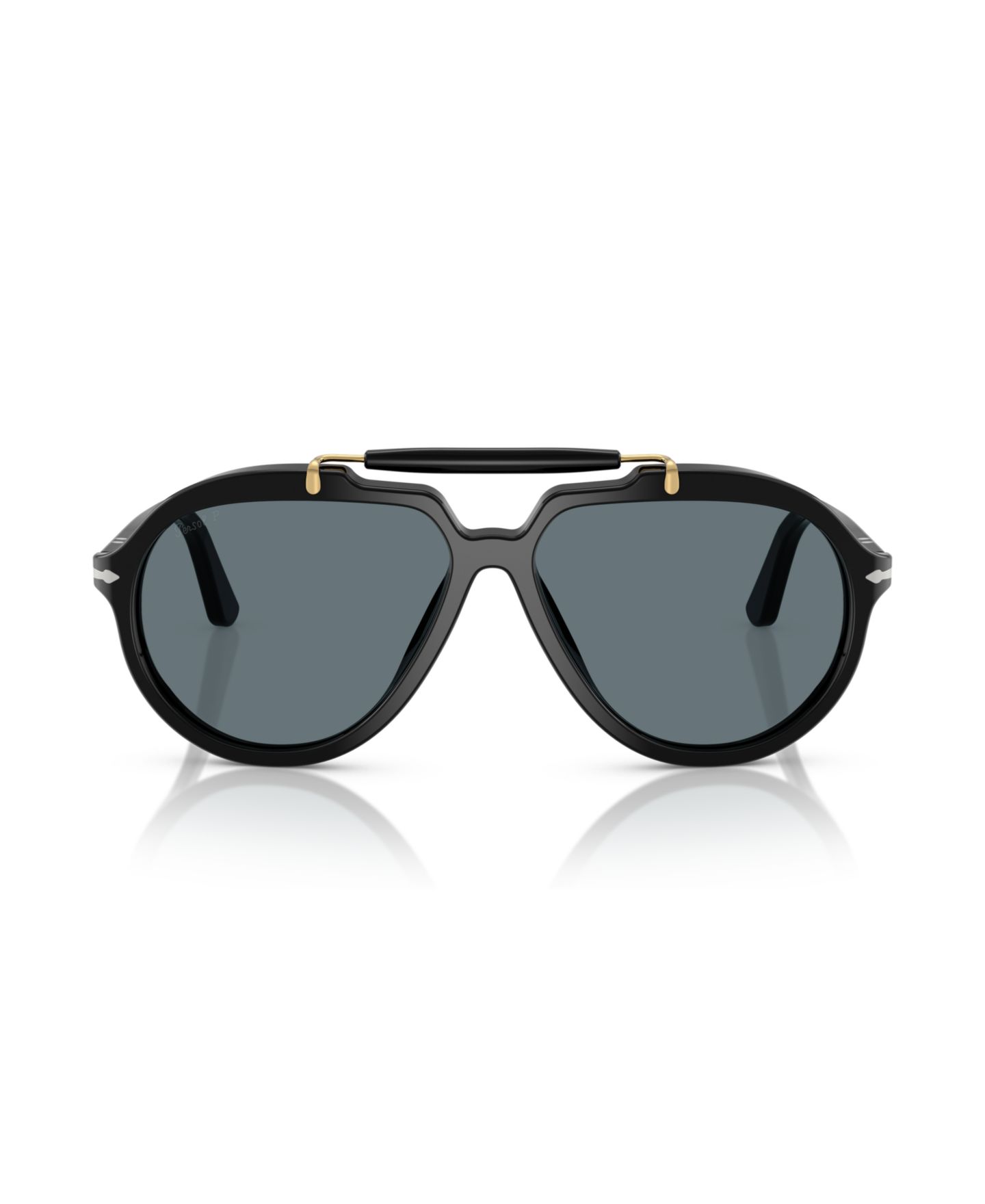 Солнцезащитные очки Persol Unisex Polarized PO0202S, цвет: Чёрный — фото 2