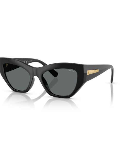 Женские солнцезащитные очки Vogue Eyewear Polarized Sunglasses VO5607S, цвет: Чёрный