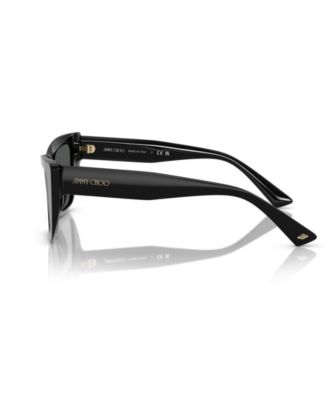 JIMMY CHOO キャットアイクラス JC142F LYV KRISTAL | クリスタル付き Pale Gold キャットアイ・サングラス