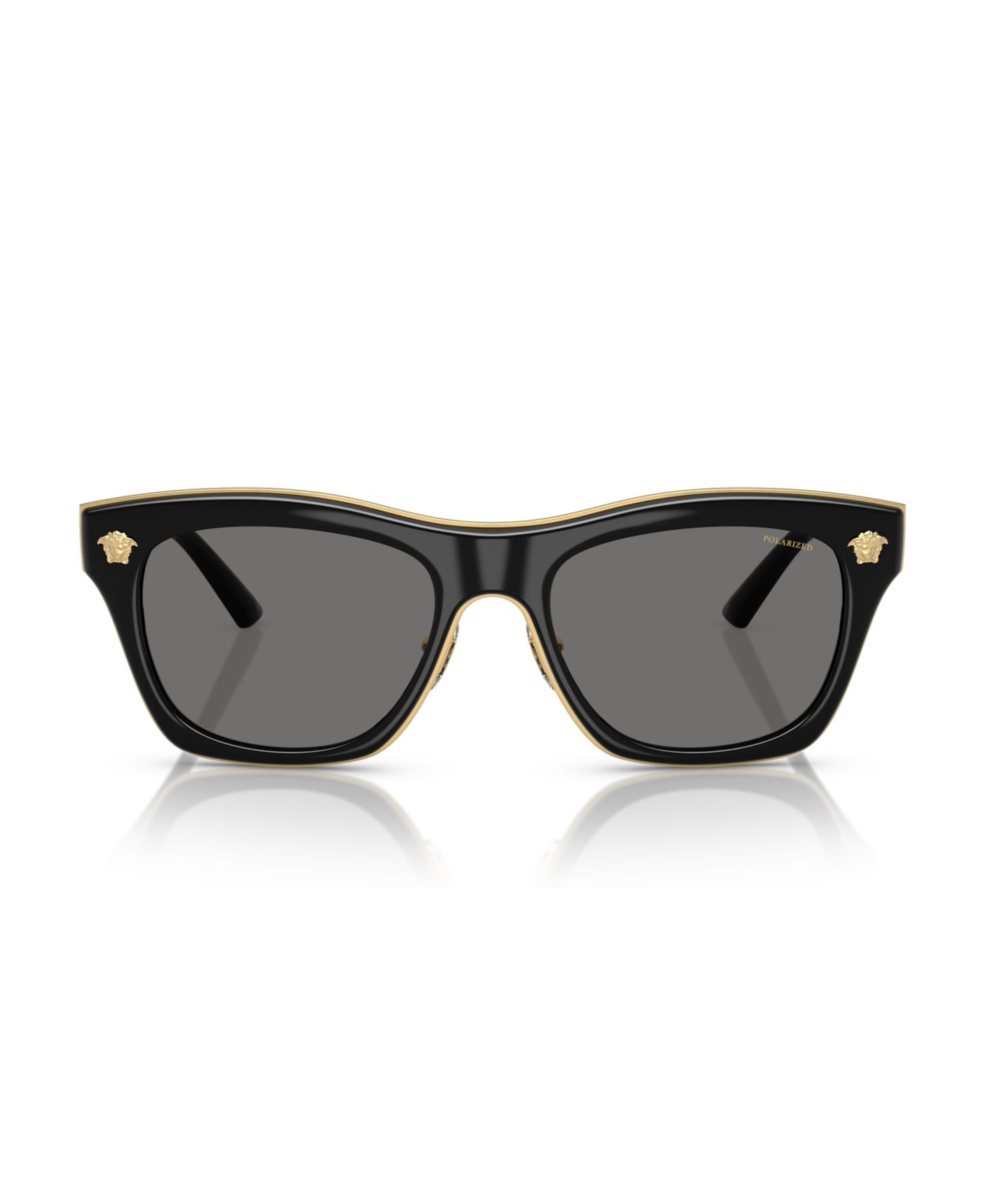 Солнцезащитные очки Versace Unisex Polarized Sunglasses VE2272, цвет: Чёрный — фото 2