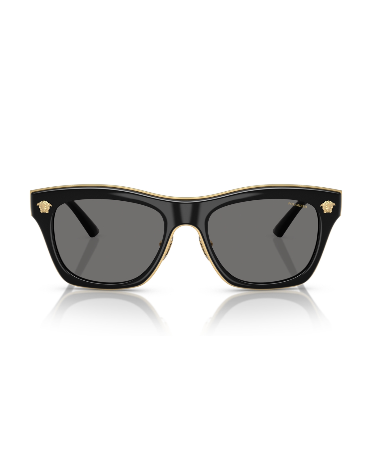 Versace Unisex Polarized Sunglasses Ve2272 In Black