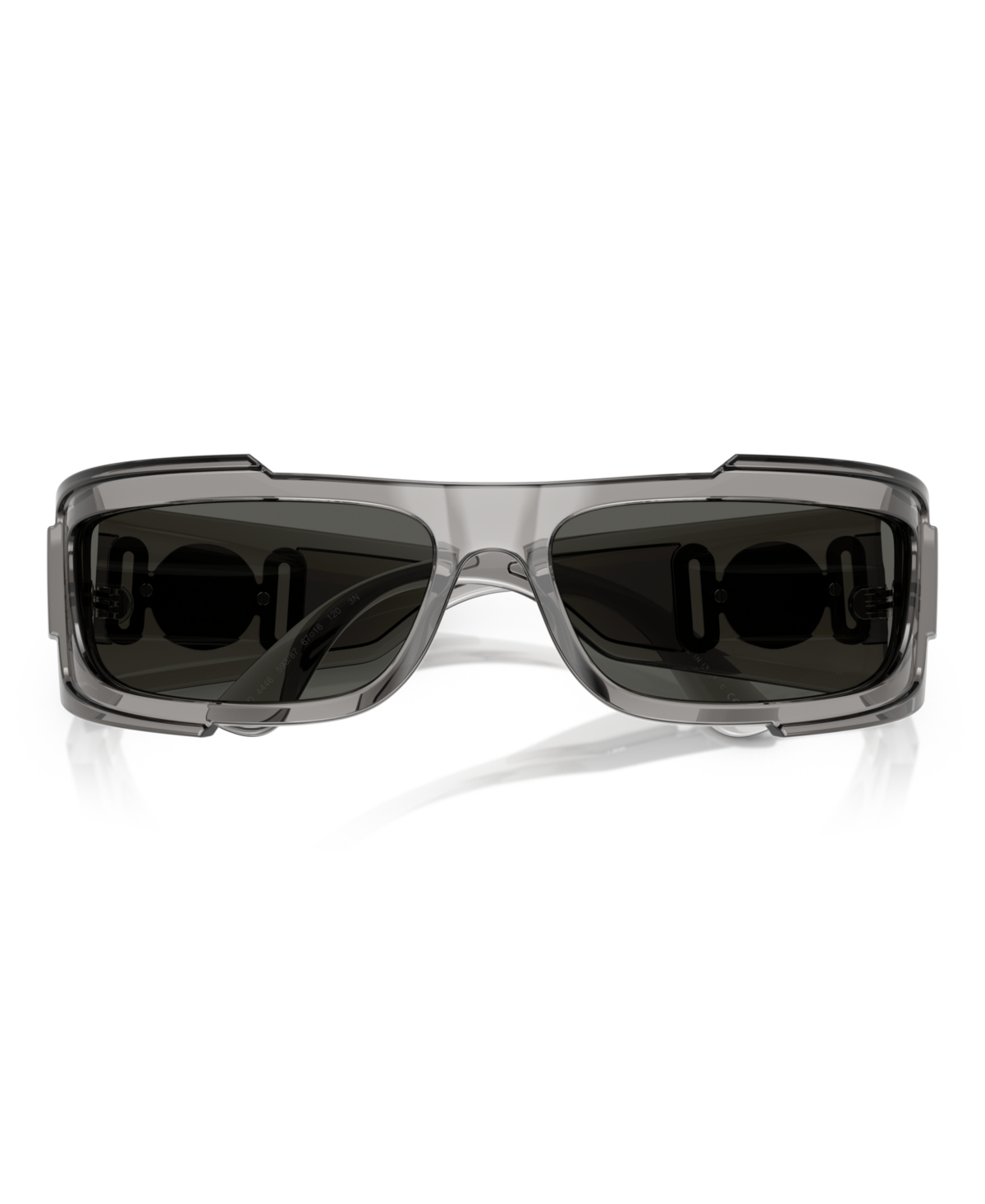 Versace Man Sunglasses Ve4446 In Gray Transparent