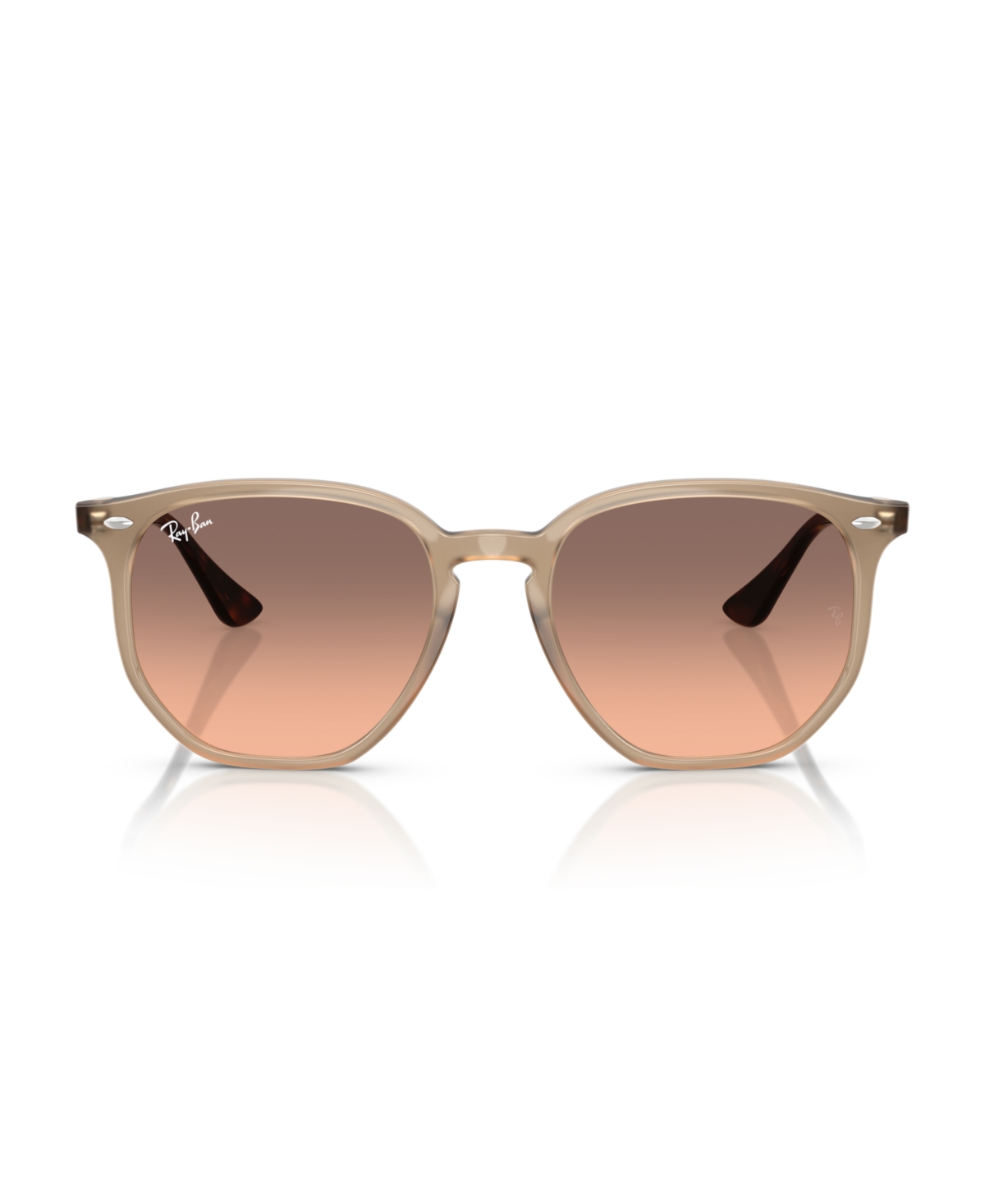 Ray Ban Ray-ban Hexagonal Sunglasses, 54mm In Turtledove