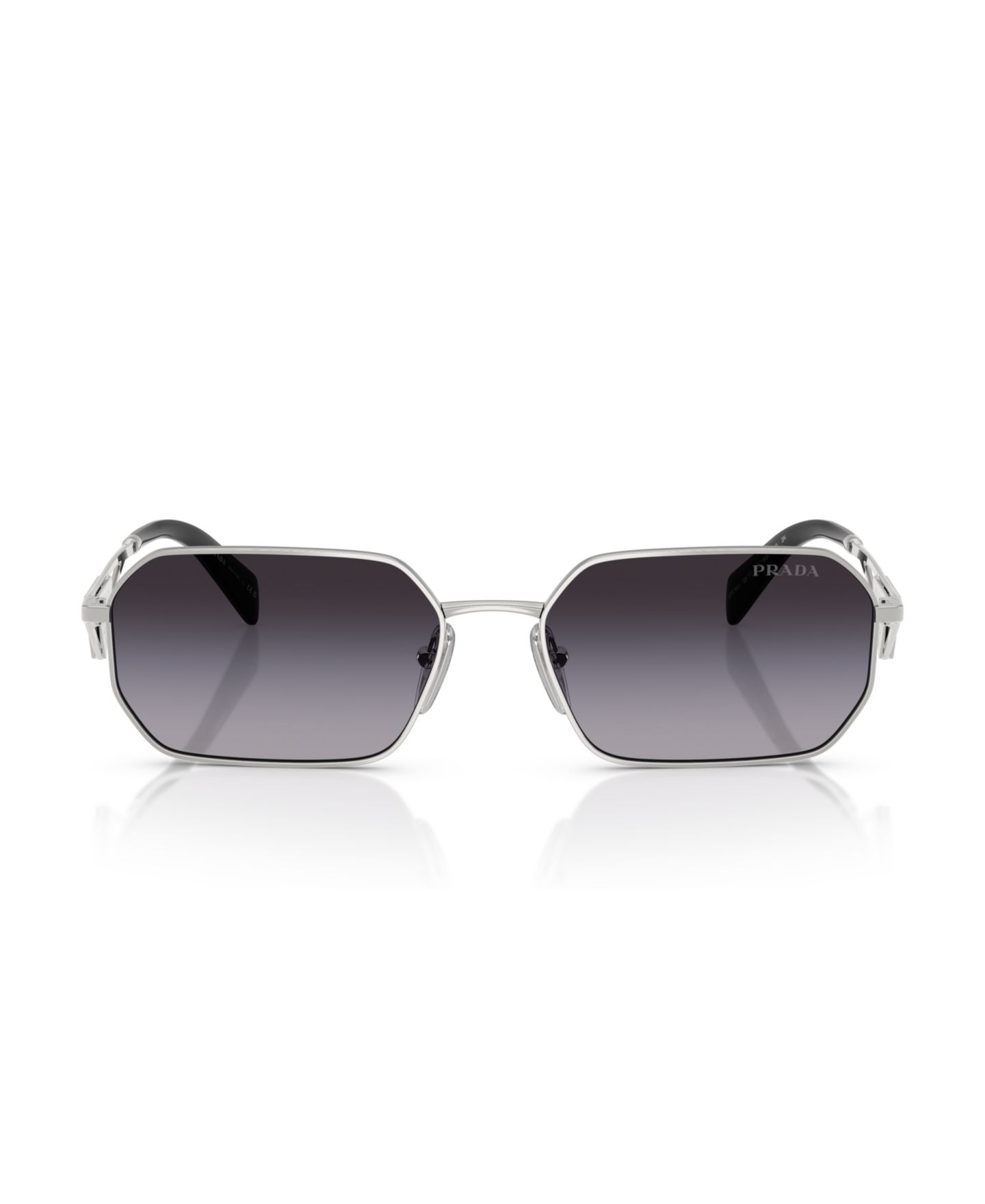 Женские солнцезащитные очки Prada Sunglasses PR A51S, цвет: Серебряный — фото 2