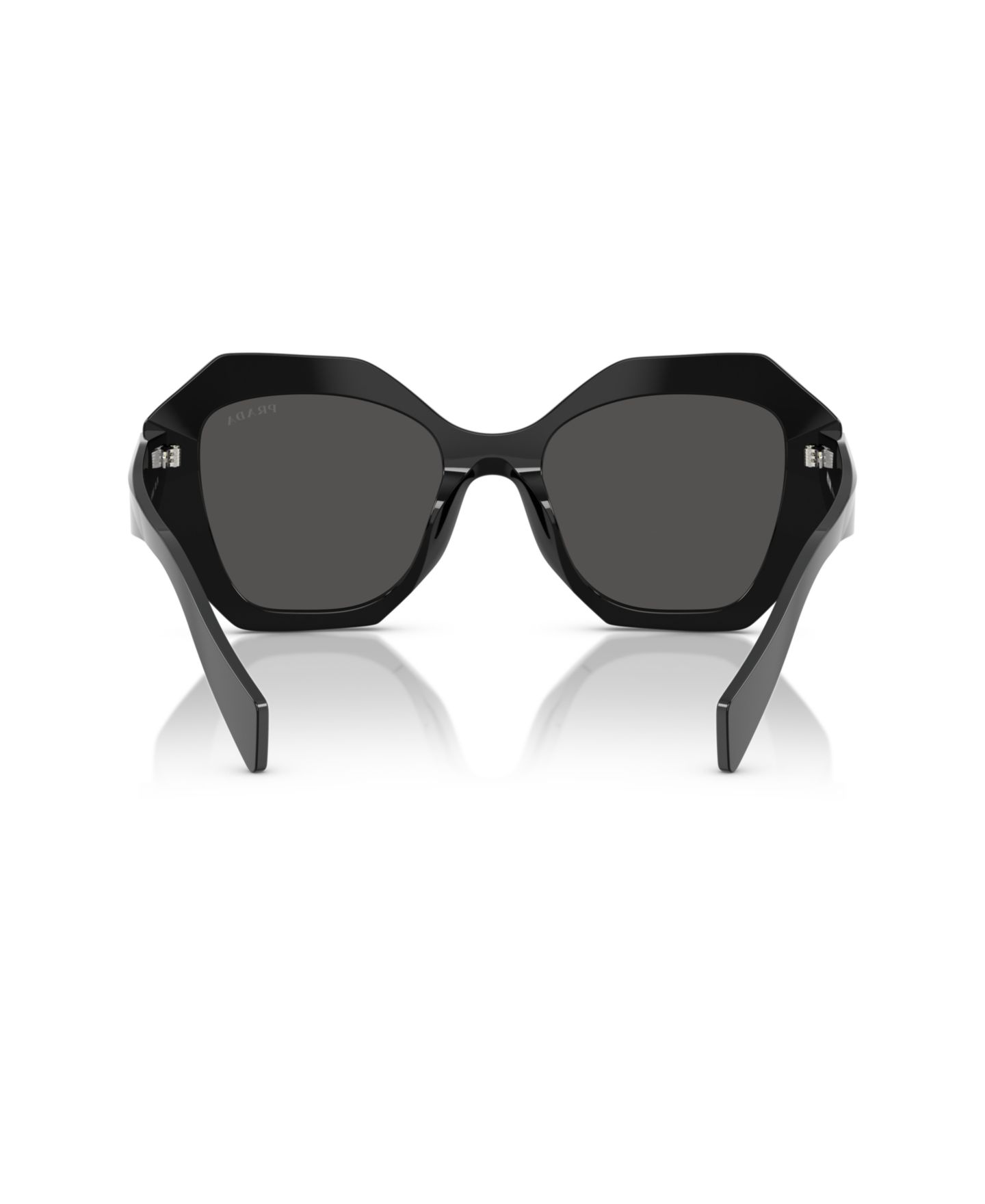 Женские солнцезащитные очки PRADA Symbole Irregular Sunglasses, PR 16WS, цвет: Чёрный — фото 4