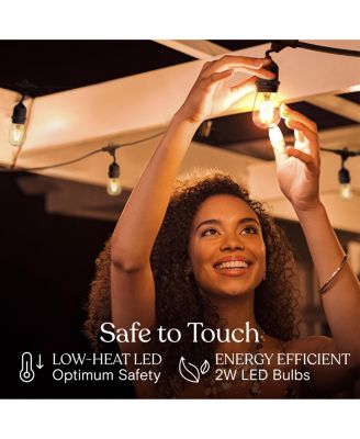 Ambience Pro 24 ft. Indoor/Outdoor LED Weatherproof 2-Watt String Lights with Warm White Hue