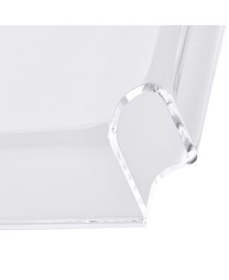 Brochure Holder for Dual Use Prize Wheel Clear Acrylic Display Stand Tradeshow