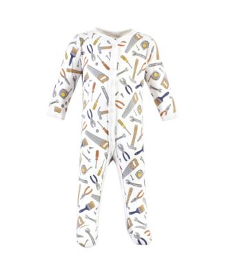 ' Cotton Essentials Set Sleep 'n Play Jumpsuit, Bodysuit, and Bandana Bib