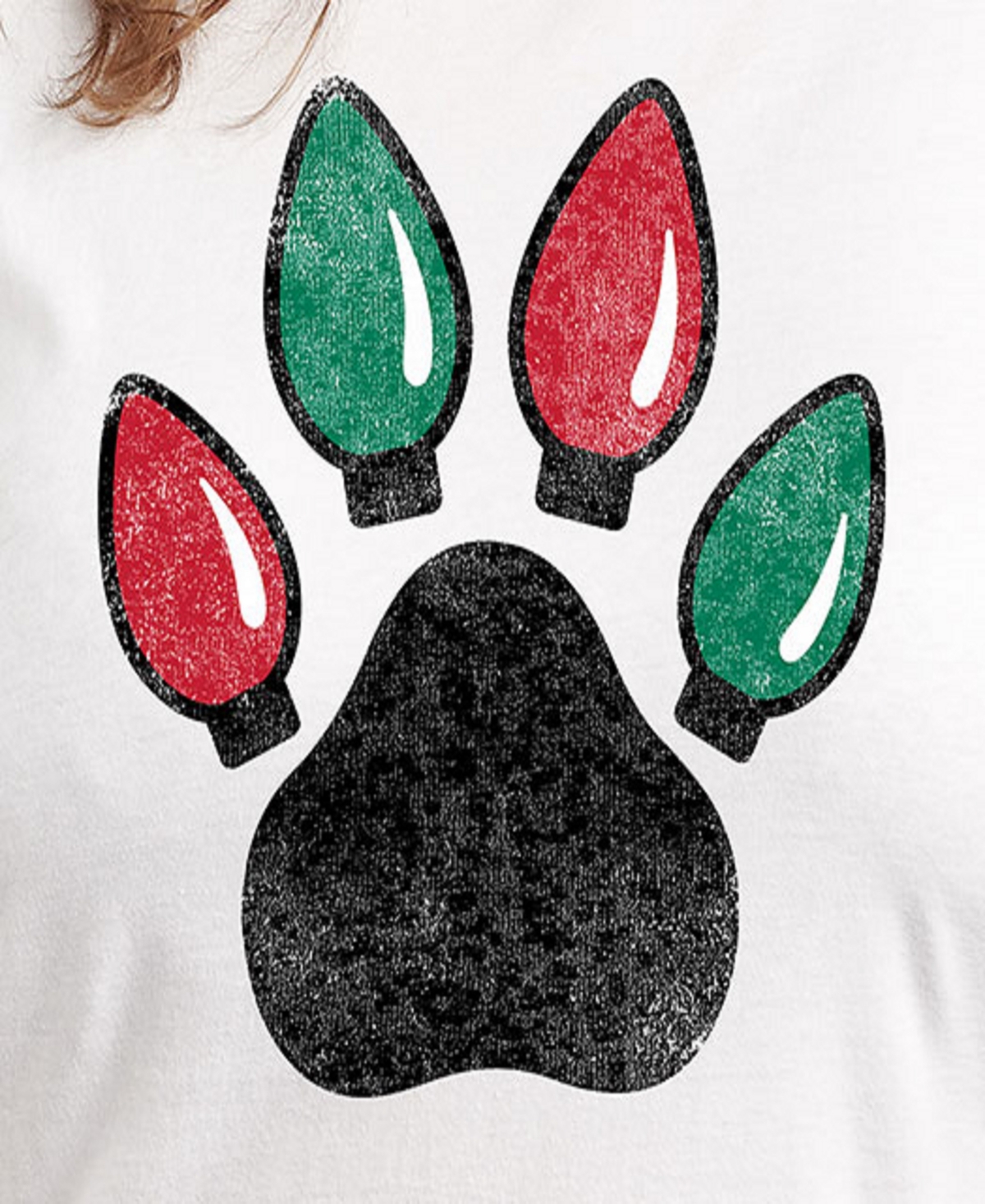Hybrid Apparel Plus Paw Lights Graphic T-shirt