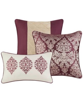 Lily Jacquard 6-Pc. Comforter Set, Full/Queen