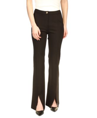 Michael Kors - Women's High-Rise Split-Front Pants