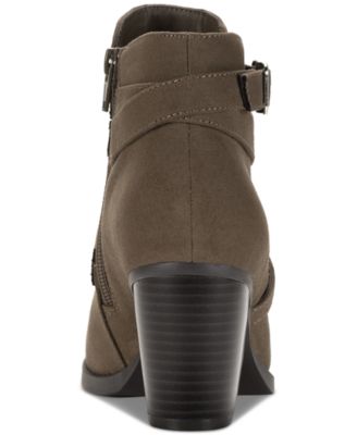Women's Zetaa Strappy Belt-Heel Booties
