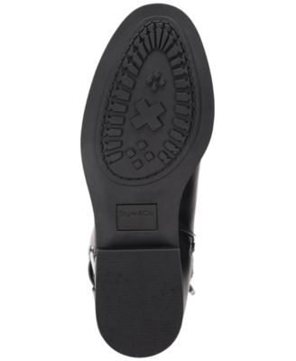 Women's Maliaa Wide-Calf Buckled Riding Boots, Created for Macy's