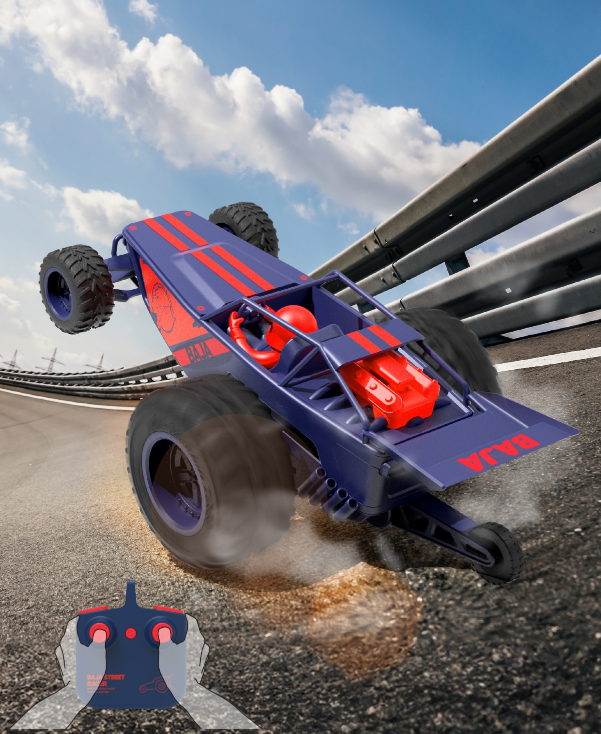 Sharper Image Baja Street Racer Remote Control Car In No Color