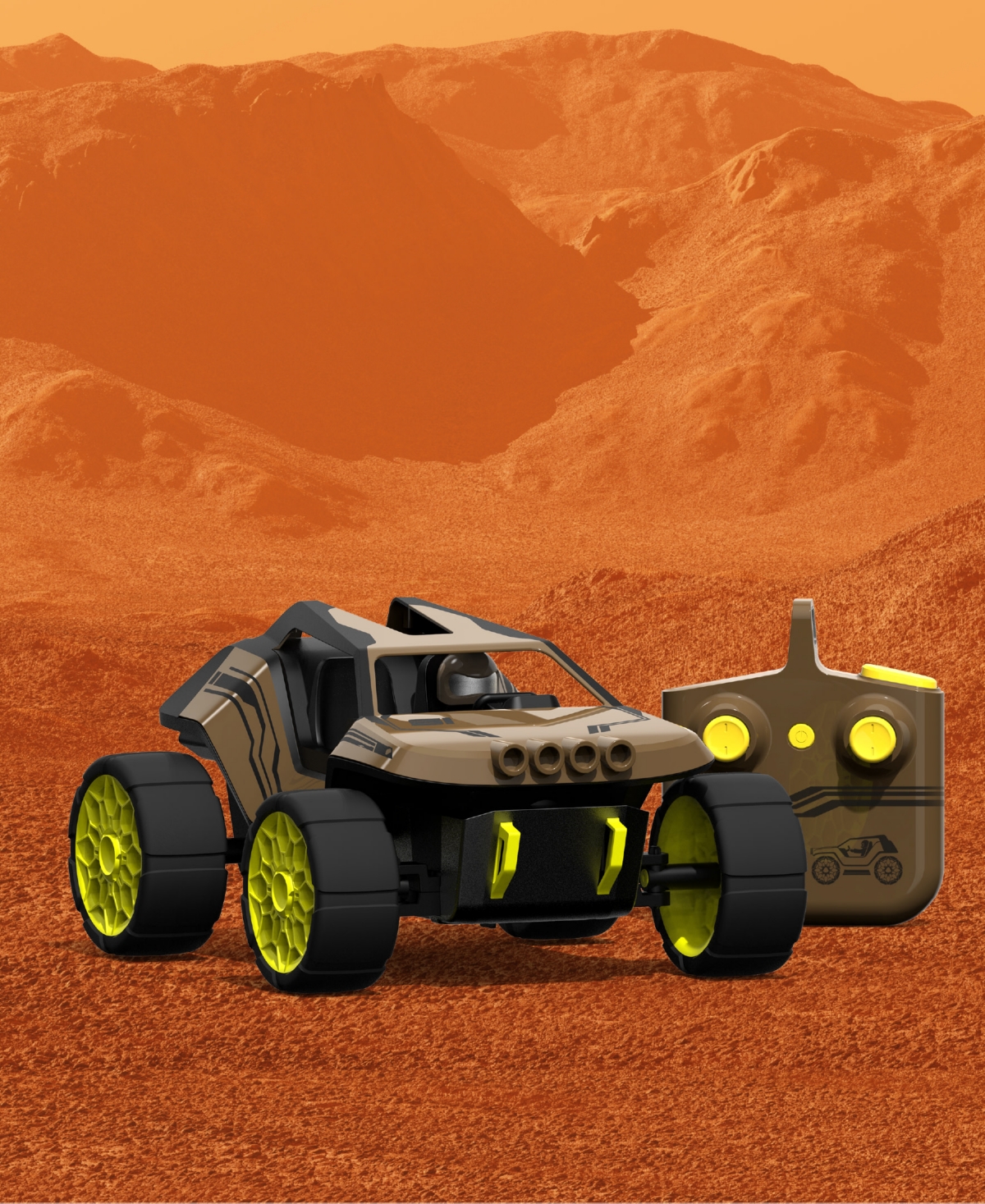 Sharper Image Desert Beast Rider Remote Control Off-road Buggy In No Color