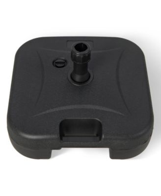 Fillable Patio Umbrella Base with Handle Fit 1.5 Inch Umbrella Poles-Black