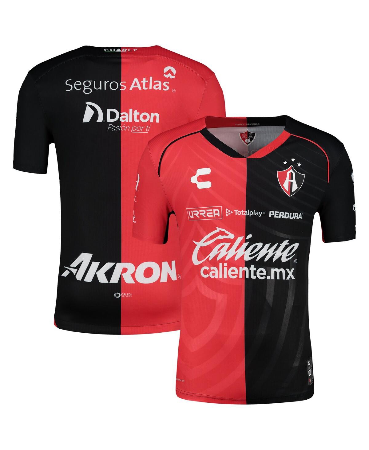 Men's Red/Black Club Atlas 2024/25 Home Authentic Jersey - Red, Black