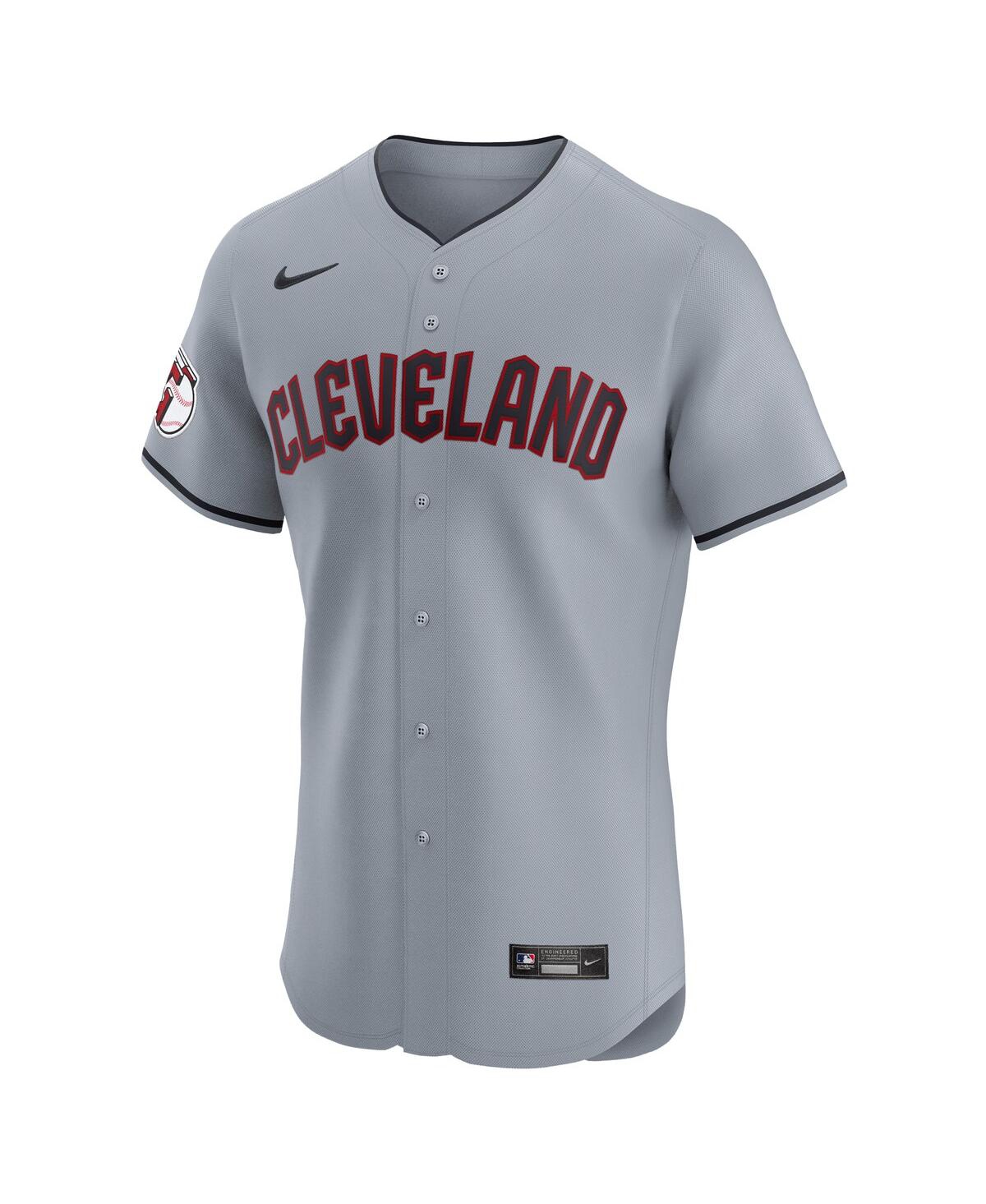Nike Men'sCleveland Guardians Alternate Vapor Premier Elite Patch Jersey - Gray