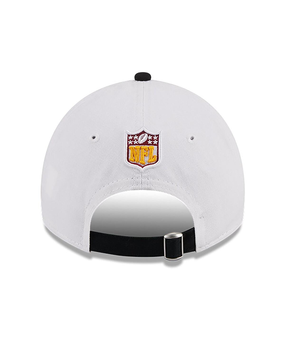 New Era Big Boys and GirlsBlack Washington Commanders 2023 Sideline 9TWENTY Adjustable Hat - White, Black