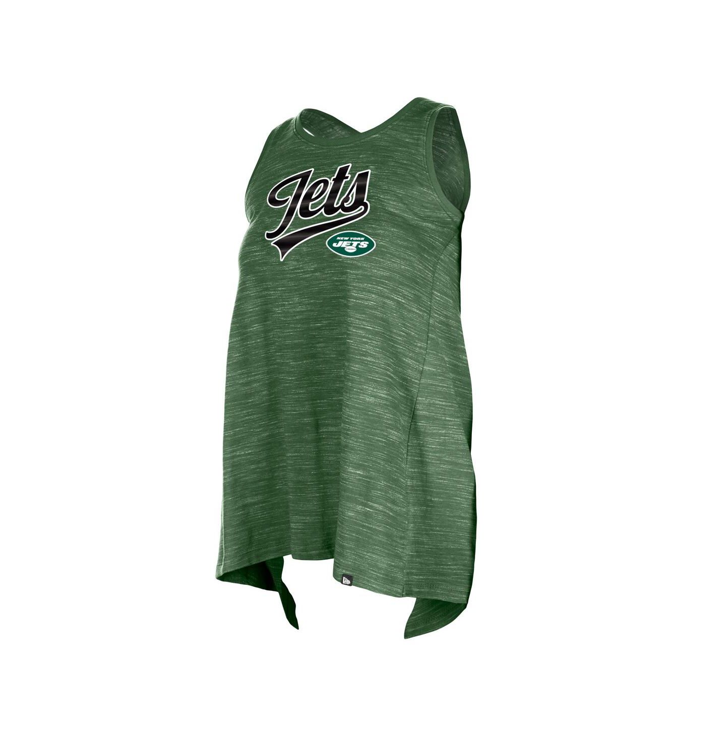 Женский топ New Era Green New York Jets Space Dye Active — фото 3