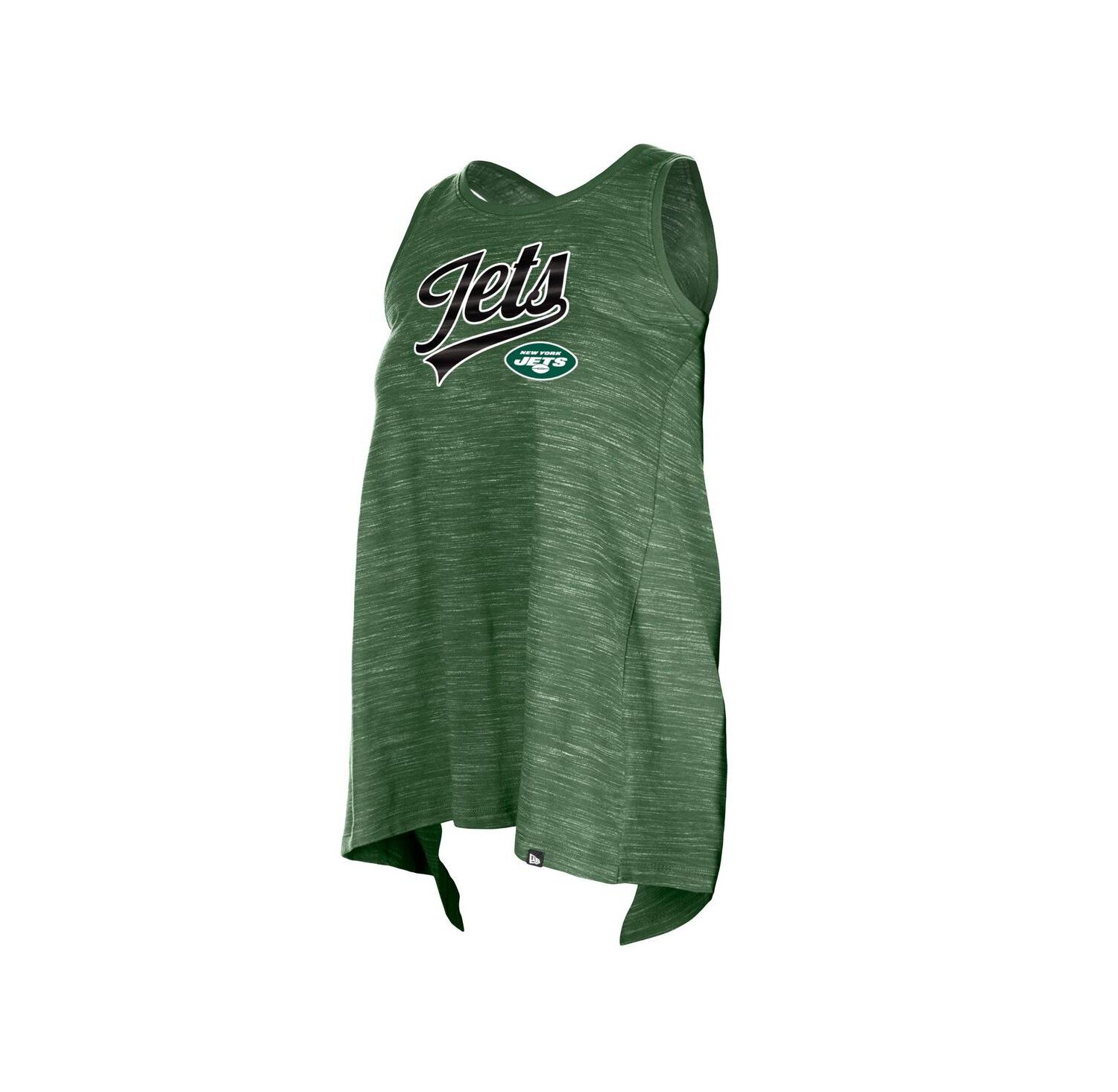 Women's Green New York Jets Space Dye Active Tank Top