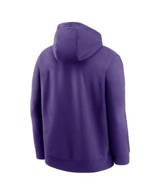 Men's Purple Minnesota Vikings Rewind Club Logo Pullover Hoodie