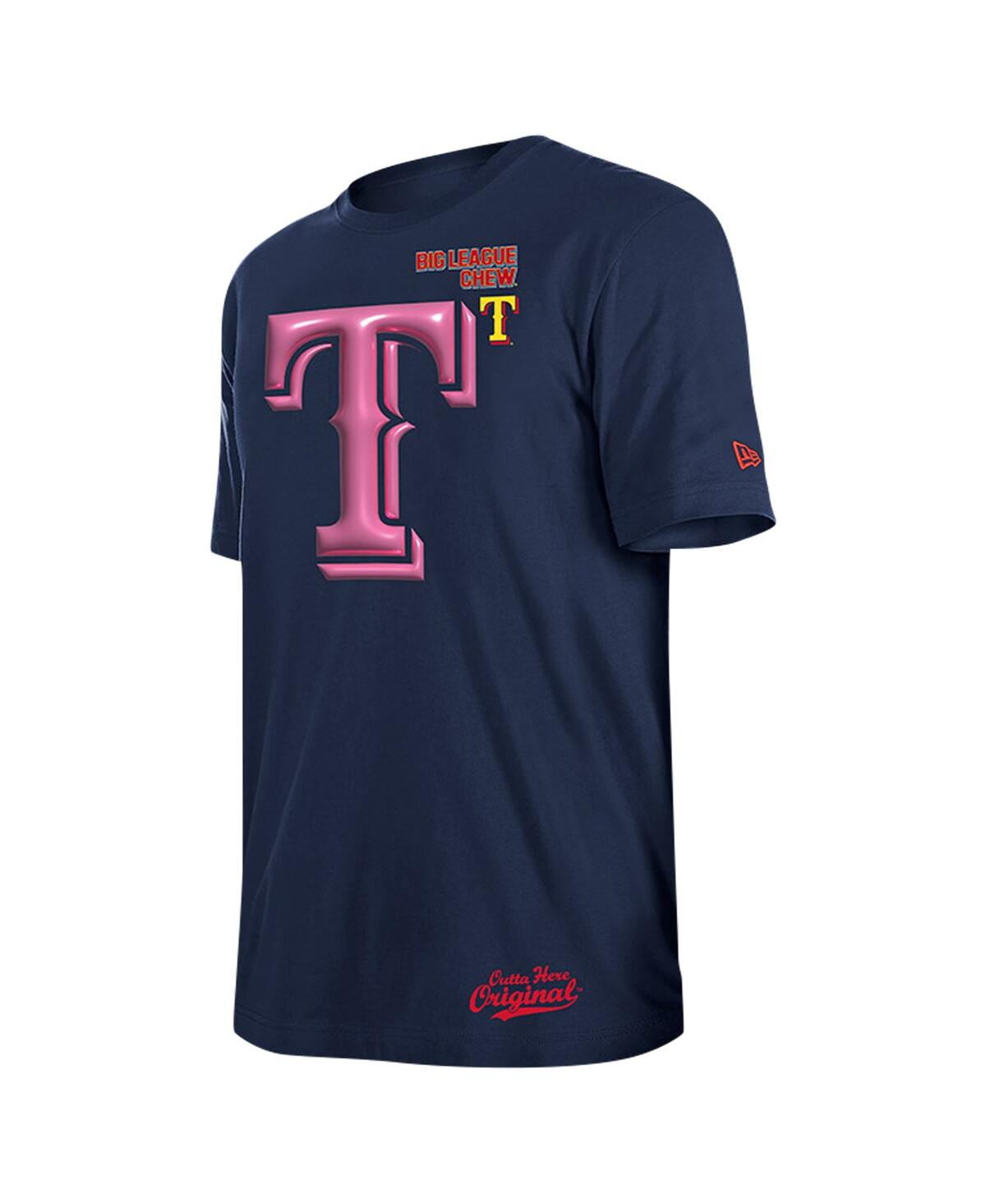 New Era Men'sTexas Rangers Big League Chew T-Shirt - Navy