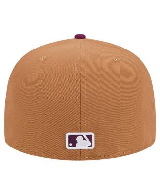 Men's Brown/Purple Los Angeles Dodgers Two-Tone Color Pack 59FIFTY Fitted Hat