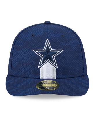 Men's Navy Dallas Cowboys 2024 Sideline Low Profile 59FIFTY Fitted Hat