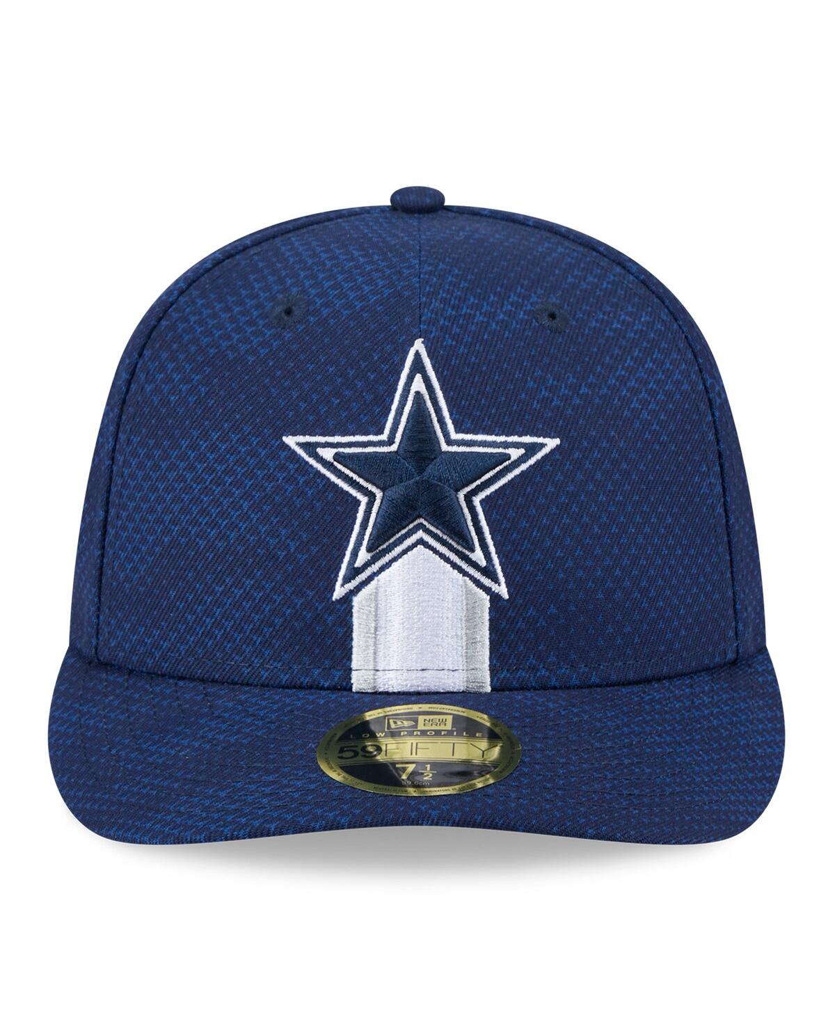 New Era Men'sDallas Cowboys 2024 Sideline Low Profile 59FIFTY Fitted Hat - Navy