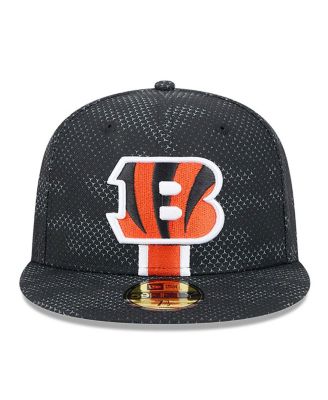 Men's Black Cincinnati Bengals 2024 Sideline 59FIFTY Fitted Hat