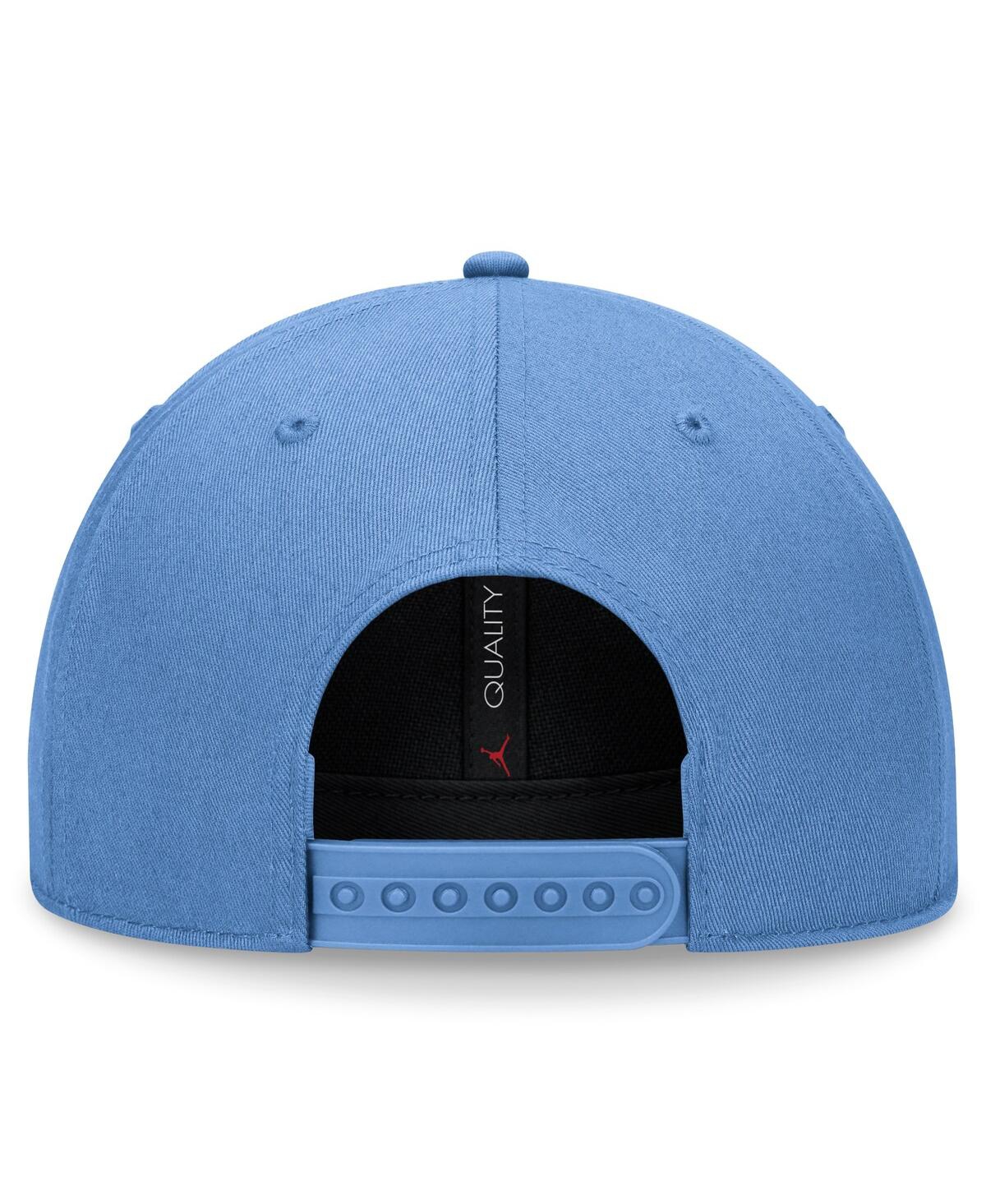 JORDAN MEN'S CAROLINA BLUE NORTH CAROLINA TAR HEELS PRIMETIME RISE ADJUSTABLE HAT 