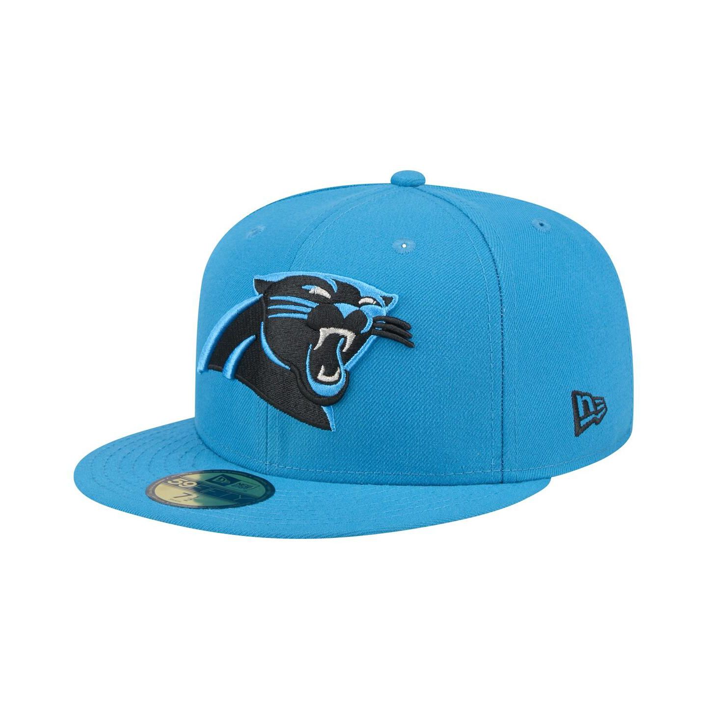 Мужская кепка New Era Blue Carolina Panthers Omaha 59FIFTY Fitted Hat — фото 1