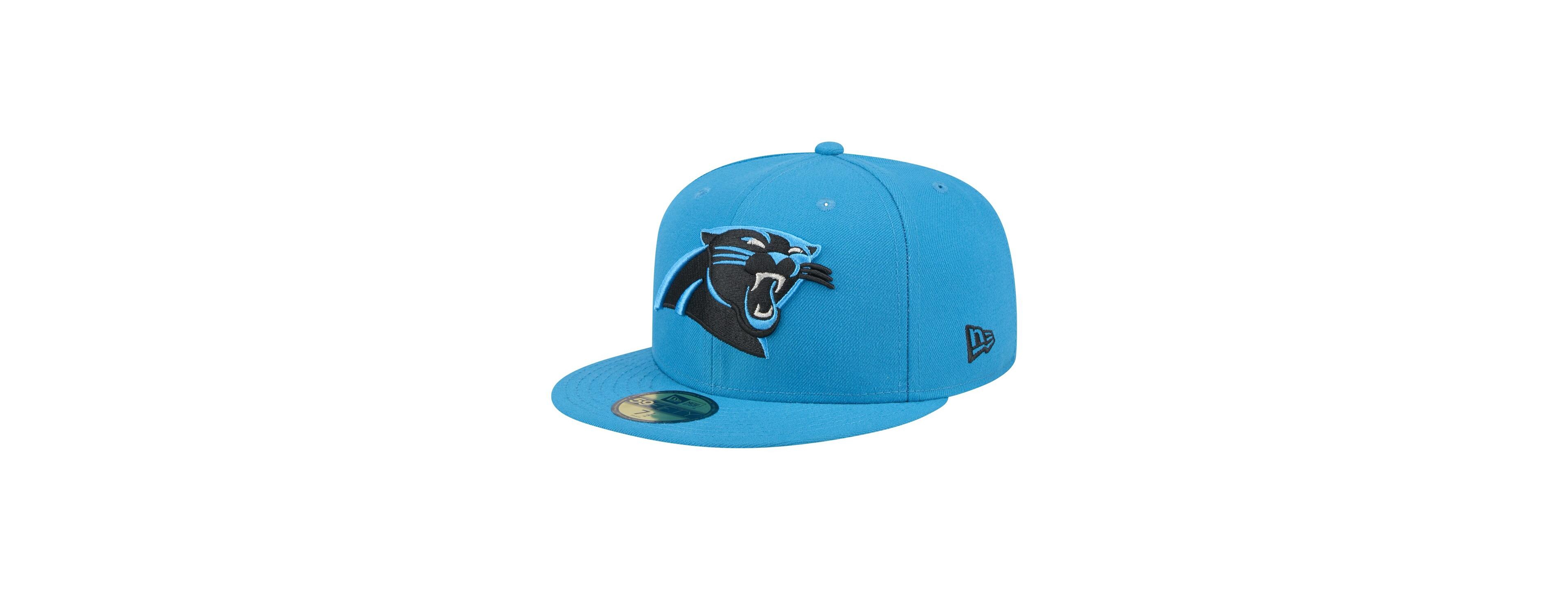New Era Men's Blue Carolina Panthers Omaha 59FIFTY Fitted Hat