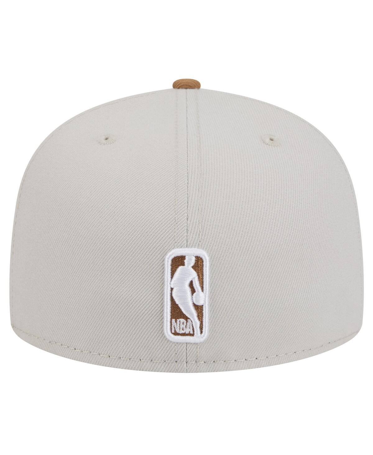 New Era Men'sTan Chicago Bulls Color Pack 59FIFTY Fitted Hat - Cream, Tan