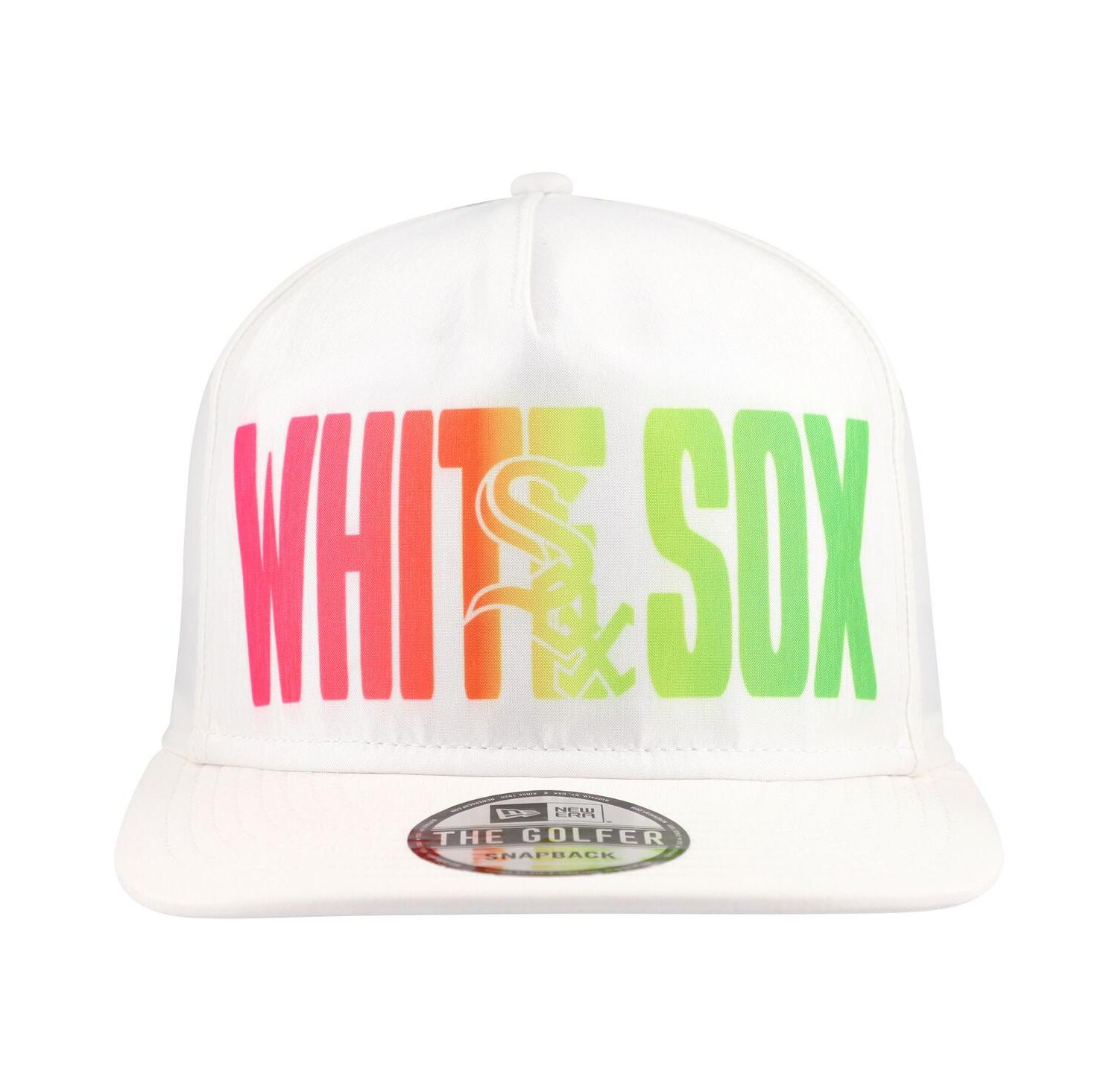 Men's White Chicago White Sox Spring Spectrum Golfer Snapback Hat