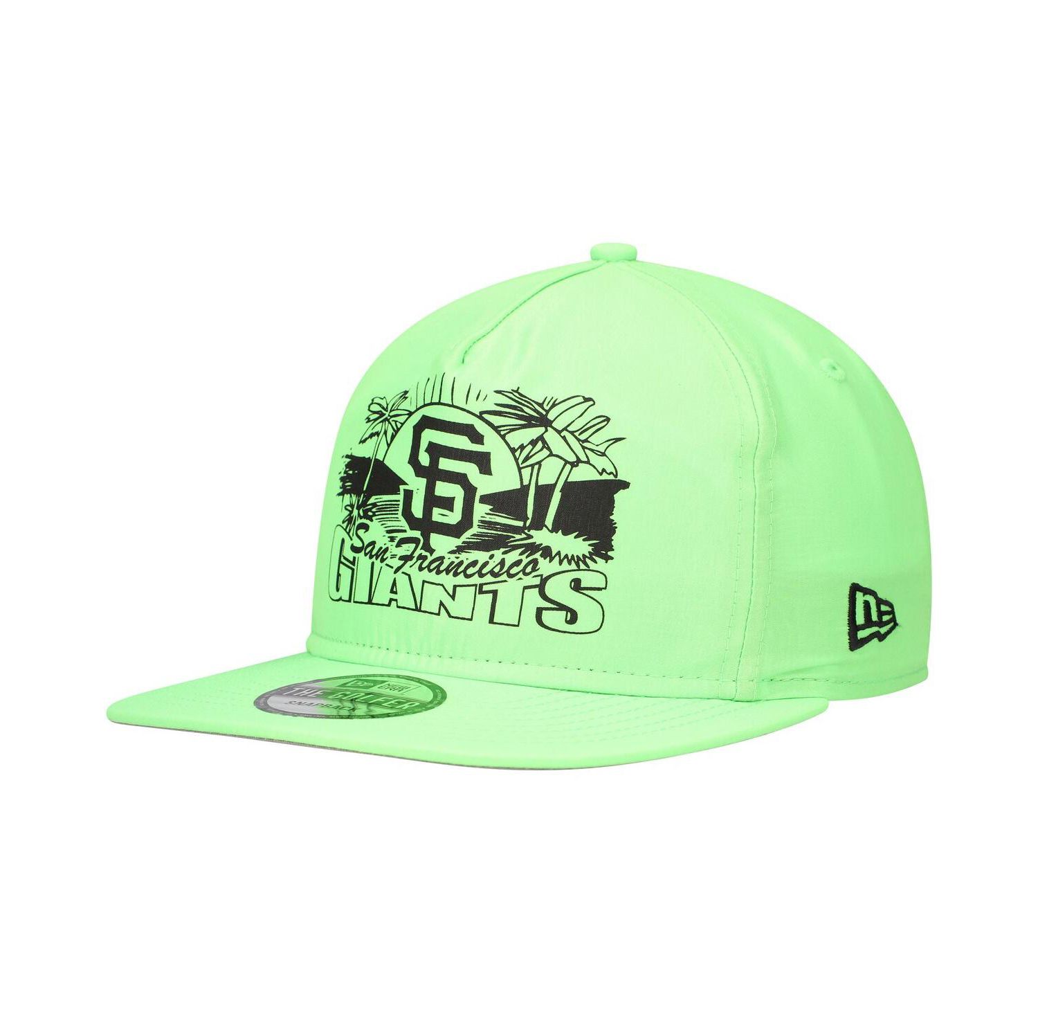 Men's Green San Francisco Giants Neon Golfer Snapback Hat