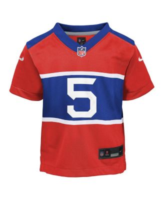Baby Kayvon Thibodeaux Century Red New York Giants Alternate Player Game Jersey