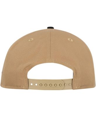 Men's Khaki/Black Chicago White Sox Golfer Snapback Hat