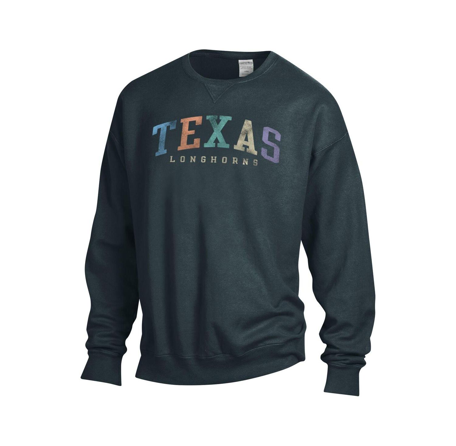 Men's and Women's Gray Texas Longhorns Oversized Pullover Sweatshirt