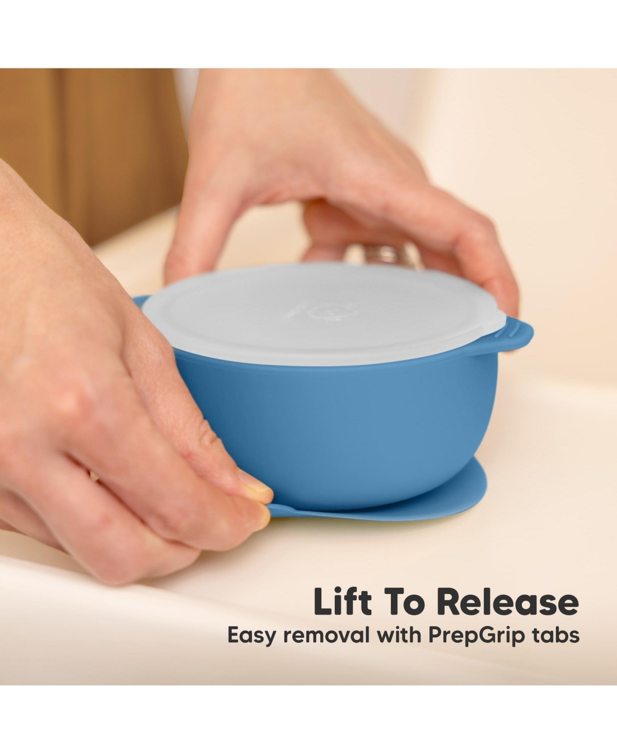 KeaBabies 2-Pack Prep Baby Bowls with Suctions & Lids, Silicone Bowls for Baby Boy, Girl, Toddler Suction Bowl, Kids Bowl Bpa-Free