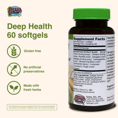 Deep Health 60 count HERBS ETC.
