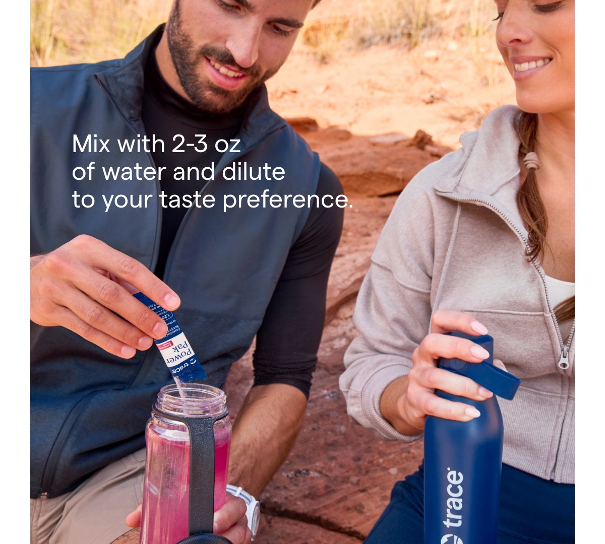 Trace Minerals Power Pak Electrolyte Powder Packets | 1200 mg Vitamin C, Zinc, Magnesium | Boost Immunity, Hydration and Natural Energy | Lemon Lime |