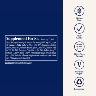 ConcenTrace Trace Mineral Drops Supports Energy & Digestion - 6 Servings