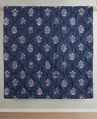Marfa Pintuck 4-Pc. Comforter Set, Full/Queen