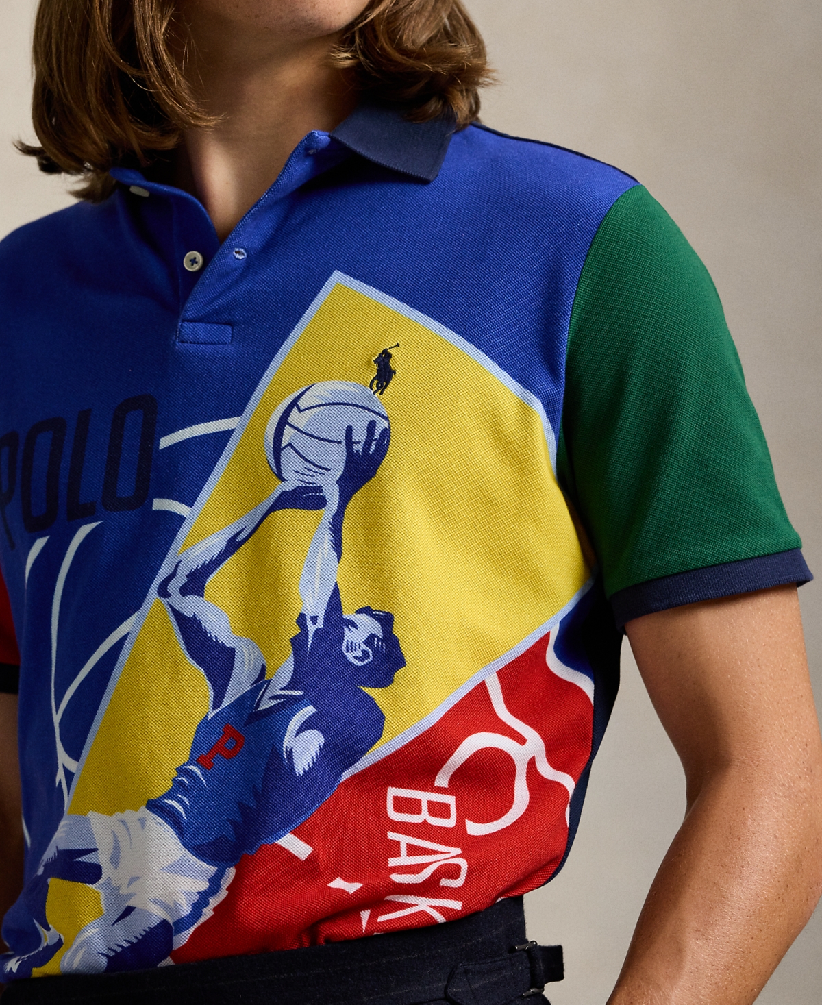 Polo Ralph Lauren Men's Classic-Fit Basketball Mesh Polo Shirt