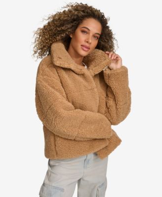 Women's Short Sherpa Teddy Jacket