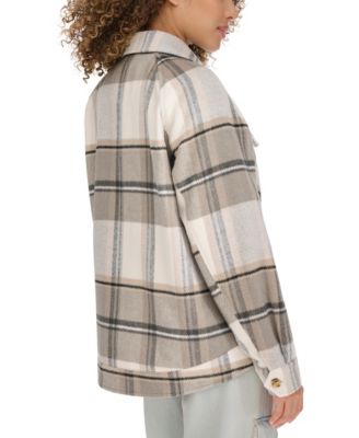 Women's Wool Blend Shirt Jacket
