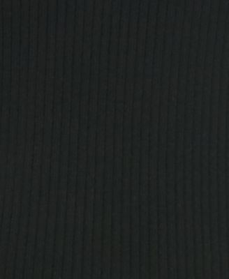 Juniors' Faux-Leather Long-Sleeve Sweater Dress