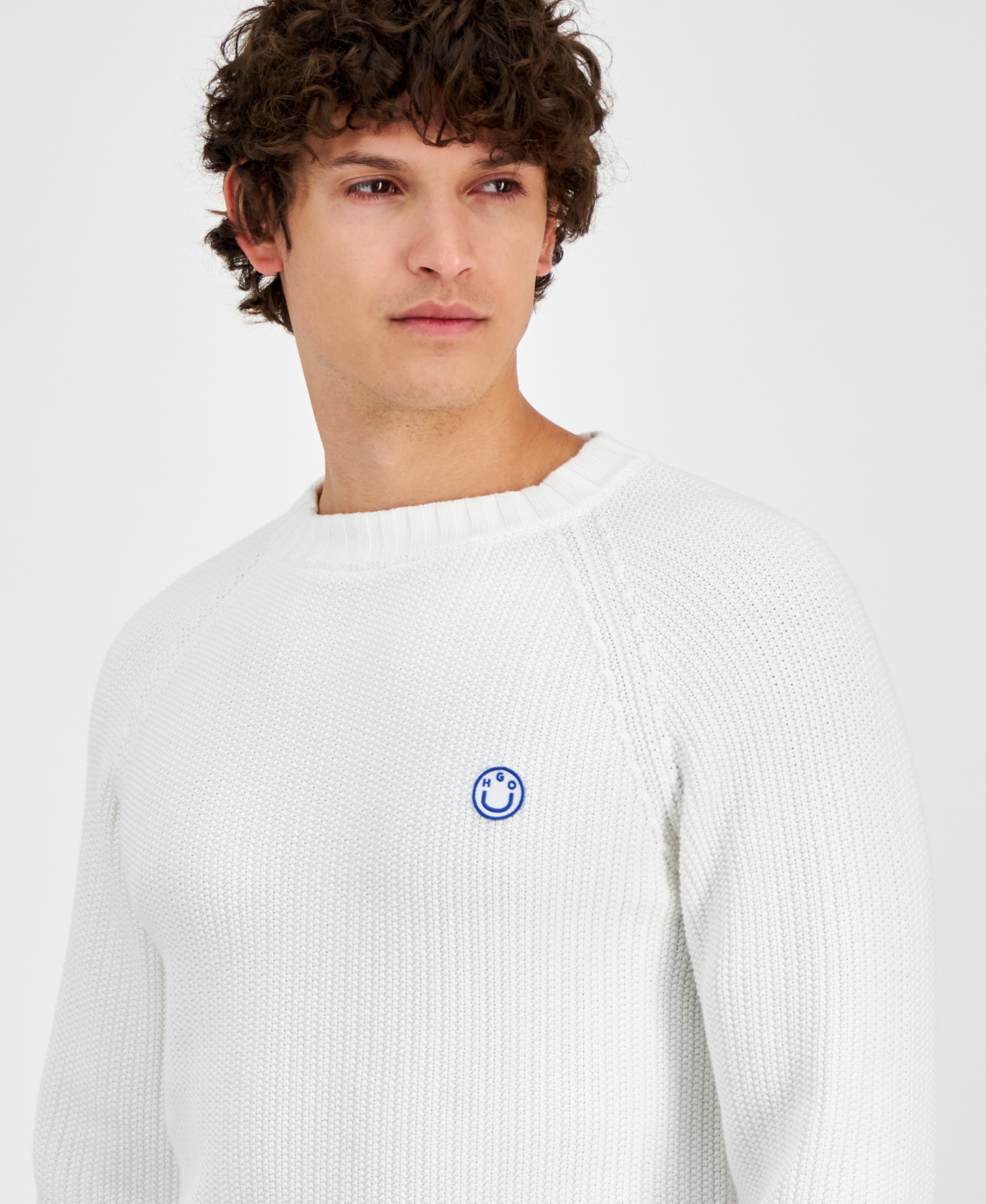 HUGO BOSS HUGO BY HUGO BOSS MEN'S SONNI CREWNECK SWEATER 